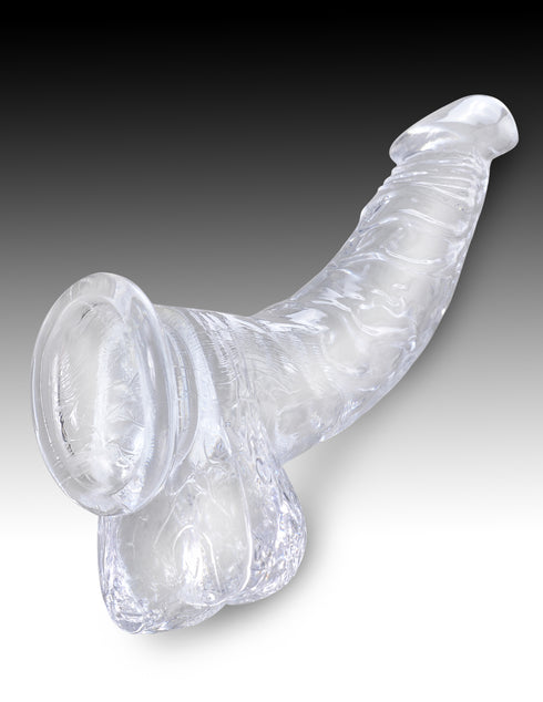 King Cock Clear 7.5 in. Cock with Balls